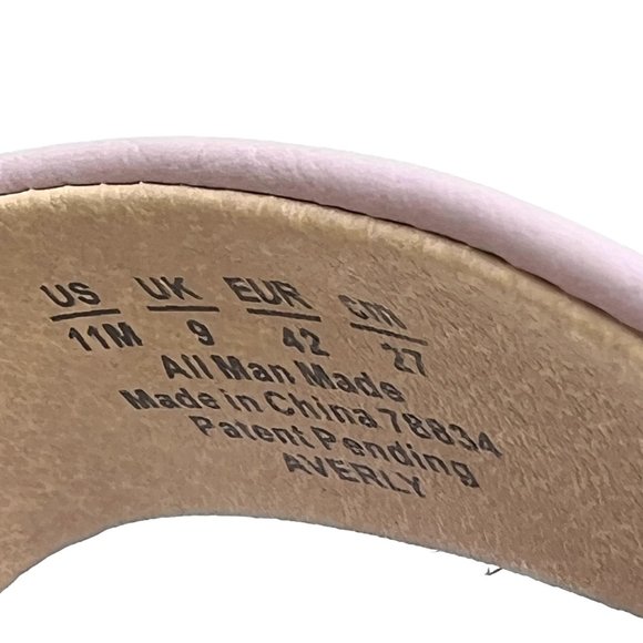 Lifestride Averly Lilac Pink Purple Faux Vegan Leather Heeled Sandals Shoes 11M‎ - Picture 14 of 15